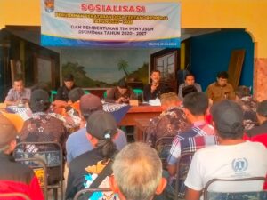 SOSIALISASI PERUBAHAN PERATURAN DESA TENTANG RPJMDESA TAHUN 2020-2025 dan PEMBENTUKAN TIM PENYUSUN RPJMDESA TAHUN 2020-2027