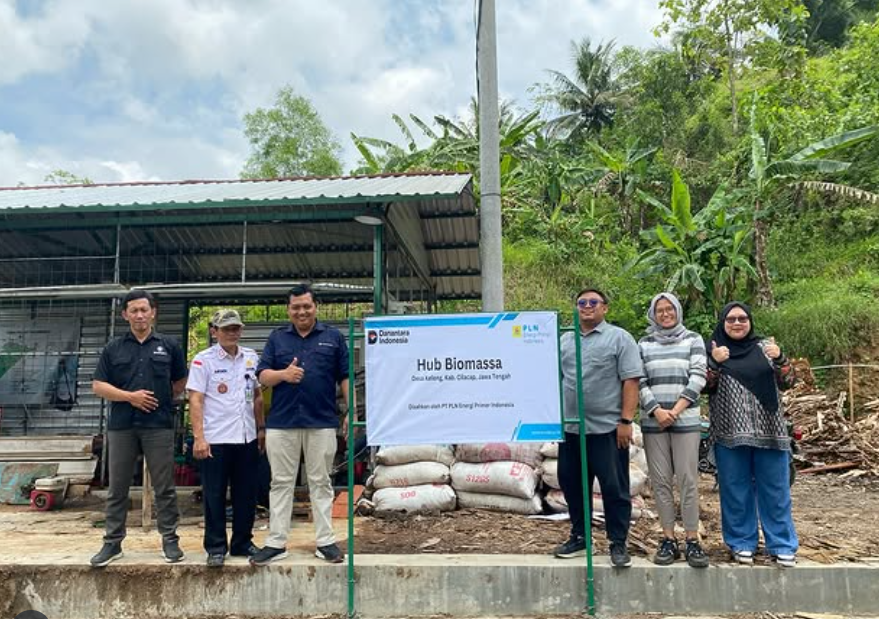 PEMDES KELENG BERSAMA PT PLN ENERGI PRIMER INDONESIA SAHKAN HUB BIOMASSA DI DUSUN SAWANGAN