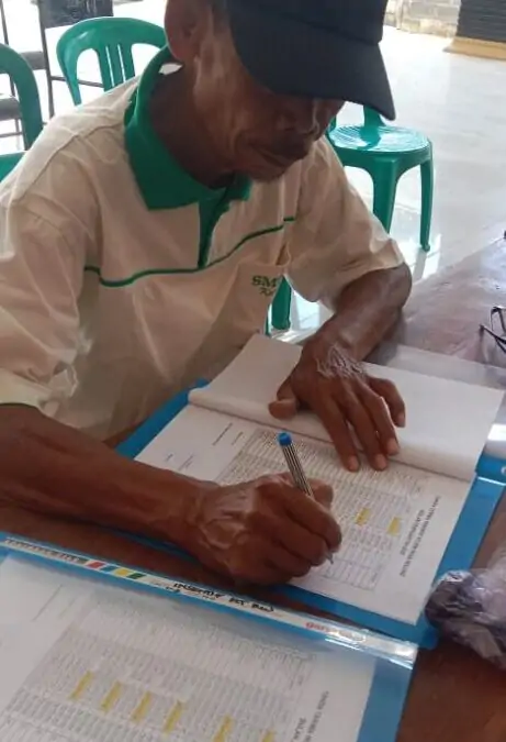 Pembagian Insentif RT RW Desa Keleng (ADD) Bulan Januari – Maret Th 2025